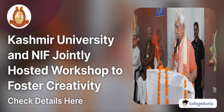 Kashmir University and NIF Jointly Hosted Workshop to Foster Creativity in J-K